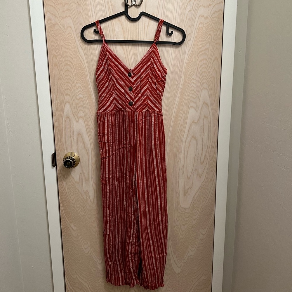 Forever 21 Red Jumpsuit